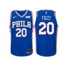 Nike NBA Philadelphia 76ers #20 Markelle Fultz Jersey 2017-18 New Season Blue Jersey