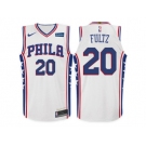 Nike NBA Philadelphia 76ers #20 Markelle Fultz Jersey 2017-18 New Season White Jersey