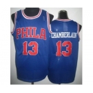 nba philadelphia 76ers #13 wilt chamberlain blue[swingman]