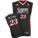 nba philadelphia 76ers #23 williams black