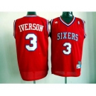 nba philadelphia 76ers #3 iverson red[swingman]