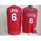 nba philadelphia 76ers #6 erving red[swingman]