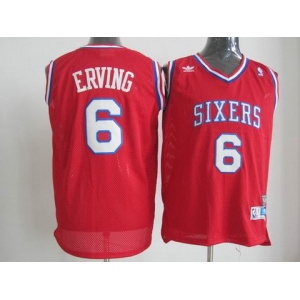 nba philadelphia 76ers #6 erving red[swingman]