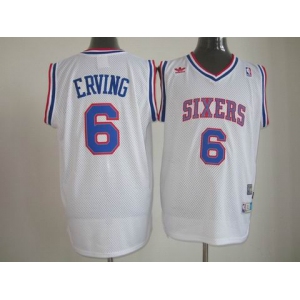 nba philadelphia 76ers #6 erving white[swingman]