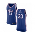 Women's Nike Philadelphia 76ers #23 Jimmy Butler Authentic Blue NBA Jersey - Icon Edition