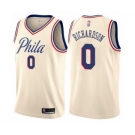 Youth Philadelphia 76ers #0 Josh Richardson Swingman Cream Basketball Jersey - City Edition