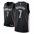 Men NBA 2018-19 Washington Wizards #7 Devin Robinson City Edition Black Jersey