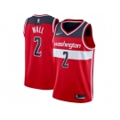 Men Nike Washington Wizards #2 John Wall Red Stitched NBA Swingman Jersey