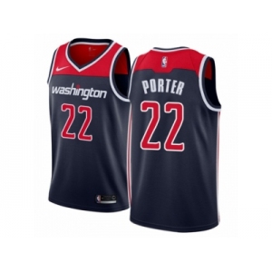 Men Nike Washington Wizards #22 Otto Porter Authentic Navy Blue NBA Jersey Statement Edition