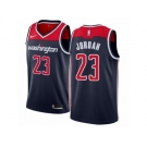 Men Nike Washington Wizards #23 Michael Jordan Authentic Navy Blue NBA Jersey Statement Edition