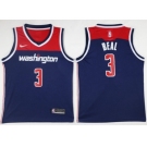 Men Nike Washington Wizards #3 Bradley Beal Navy Blue NBA Swingman Jersey