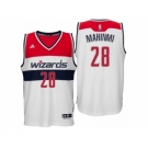 Men Washington Wizards #28 Ian Mahinmi Home White New Swingman Jersey