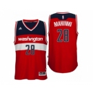 Men Washington Wizards #28 Ian Mahinmi Road Red New Swingman Jersey