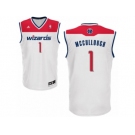 Men's Adidas Washington Wizards #1 Chris McCullough Swingman White Home NBA Jersey