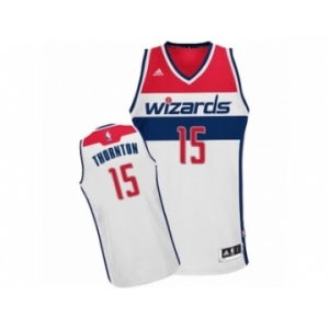 Men's Adidas Washington Wizards #15 Marcus Thornton Swingman White Home NBA Jersey