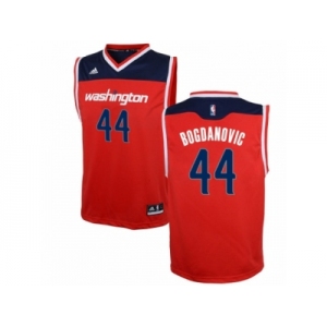 Men's Adidas Washington Wizards #44 Bojan Bogdanovic Authentic Red Road NBA Jersey