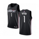 Men's Nike Washington Wizards #1 Austin Rivers Authentic Black NBA Jersey - City Edition