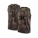 Men's Nike Washington Wizards #1 Austin Rivers Swingman Camo Realtree Collection NBA Jersey