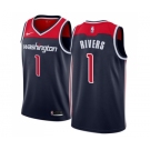 Men's Nike Washington Wizards #1 Austin Rivers Swingman Navy Blue NBA Jersey Statement Edition