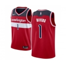 Men's Nike Washington Wizards #1 Austin Rivers Swingman Red NBA Jersey - Icon Edition