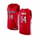 Men's Nike Washington Wizards #14 Jason Smith Red Swingman Jersey - Earned Edition