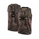 Men's Nike Washington Wizards #2 John Wall Swingman Camo Realtree Collection NBA Jersey