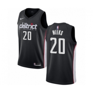 Men's Nike Washington Wizards #20 Jodie Meeks Swingman Black NBA Jersey - City Edition