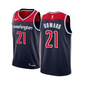 Men's Nike Washington Wizards #21 Dwight Howard Swingman Navy Blue NBA Jersey Statement Edition