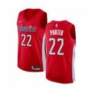 Men's Nike Washington Wizards #22 Otto Porter Red Swingman Jersey - Earned Edition