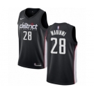 Men's Nike Washington Wizards #28 Ian Mahinmi Swingman Black NBA Jersey - City Edition