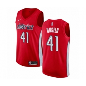 Men's Nike Washington Wizards #41 Wes Unseld Red Swingman Jersey - Earned Edition