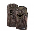 Men's Nike Washington Wizards #5 Juwan Howard Swingman Camo Realtree Collection NBA Jersey