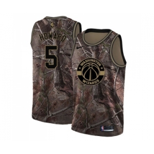 Men's Nike Washington Wizards #5 Juwan Howard Swingman Camo Realtree Collection NBA Jersey