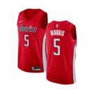 Men's Nike Washington Wizards #5 Markieff Morris Red Swingman Jersey - Earned Edition