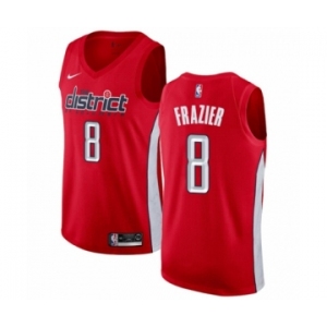 Men's Nike Washington Wizards #8 Tim Frazier Red Swingman Jersey - Earned Edition