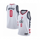 Men's Washington Wizards #0 Gilbert Arenas Swingman White Basketball Jersey 2019-20  City Edition