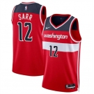 Men's Washington Wizards #12 Alexandre Sarr Red Icon Edition Stitched Basketball Jersey