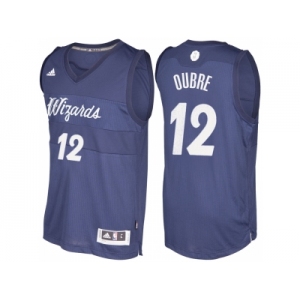 Men's Washington Wizards #12 Kelly Oubre Navy Blue 2016 Christmas Day NBA Swingman Jersey