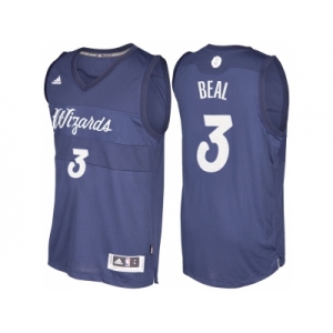 Men's Washington Wizards #3 Bradley Beal Navy Blue 2016 Christmas Day NBA Swingman Jersey