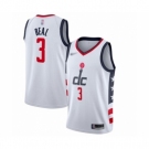 Men's Washington Wizards #3 Bradley Beal Swingman White Basketball Jersey 2019-20 City Edition