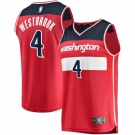 Men's Washington Wizards #4 Russell Westbrook Fanatics Branded Red 2020-21 Fastbreak Replica Jersey