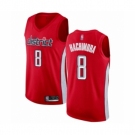 Men's Washington Wizards #8 Rui Hachimura Red Swingman Jersey - Earned Edition