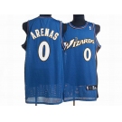 nba washington wizards #0 gilbert arenas blue