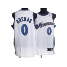 nba washington wizards #0 gilbert arenas white