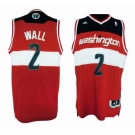 nba washington wizards #2 john wall red black[2011 swingman revolution 30]