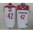 nba washington wizards #42 nene white