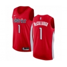 Women's Nike Washington Wizards #1 Chris McCullough Red Swingman Jersey - Earned Edition