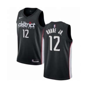 Women's Nike Washington Wizards #12 Kelly Oubre Jr. Swingman Black NBA Jersey - City Edition