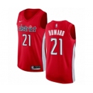 Women's Nike Washington Wizards #21 Dwight Howard Red Swingman Jersey - Earned Edition