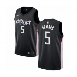 Women's Nike Washington Wizards #5 Juwan Howard Swingman Black NBA Jersey - City Edition